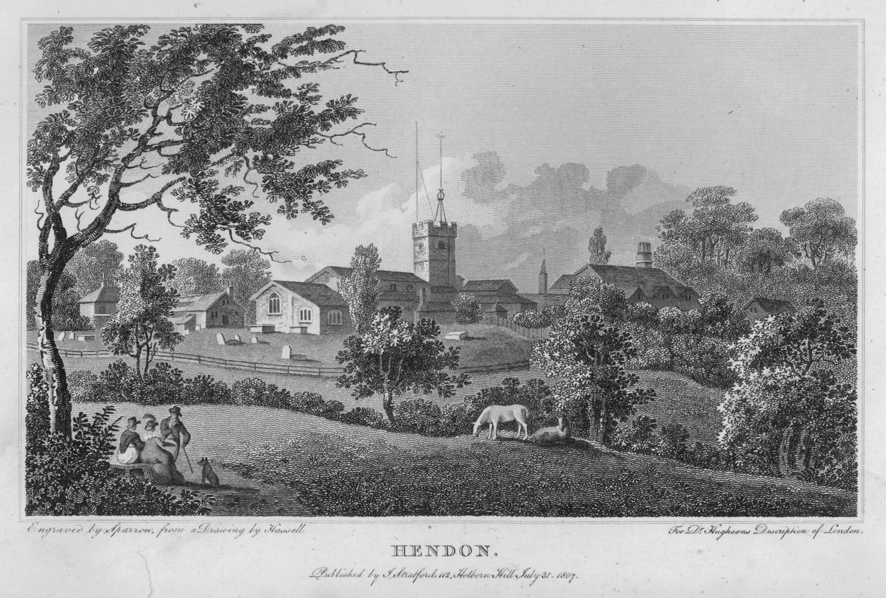 Hendon (gravure) door English School