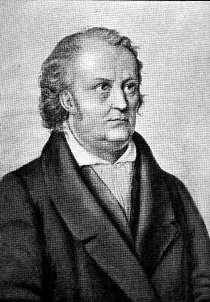 Jean Paul Richter (1763-1825) (gravure) door English School