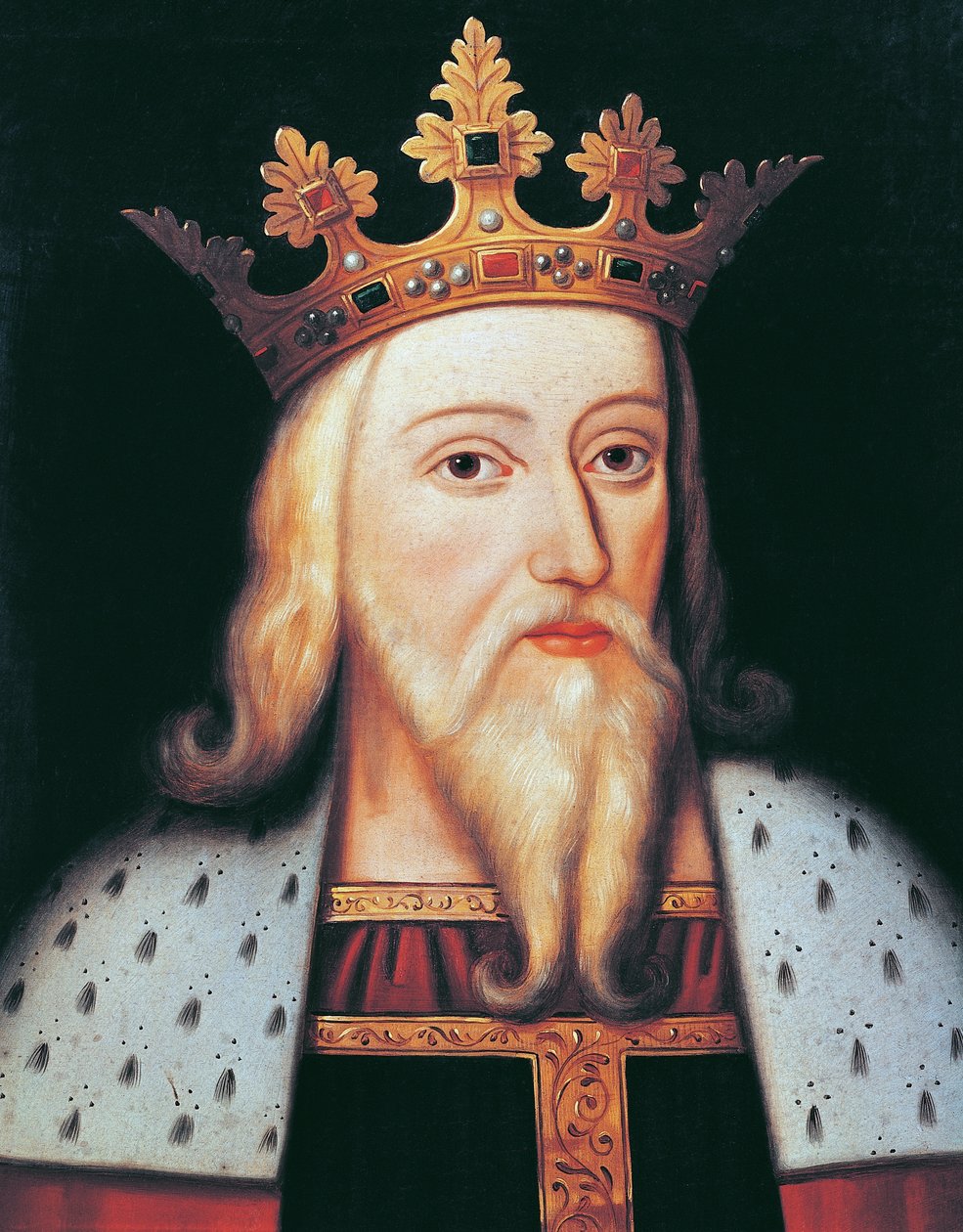 Koning Edward III door English School