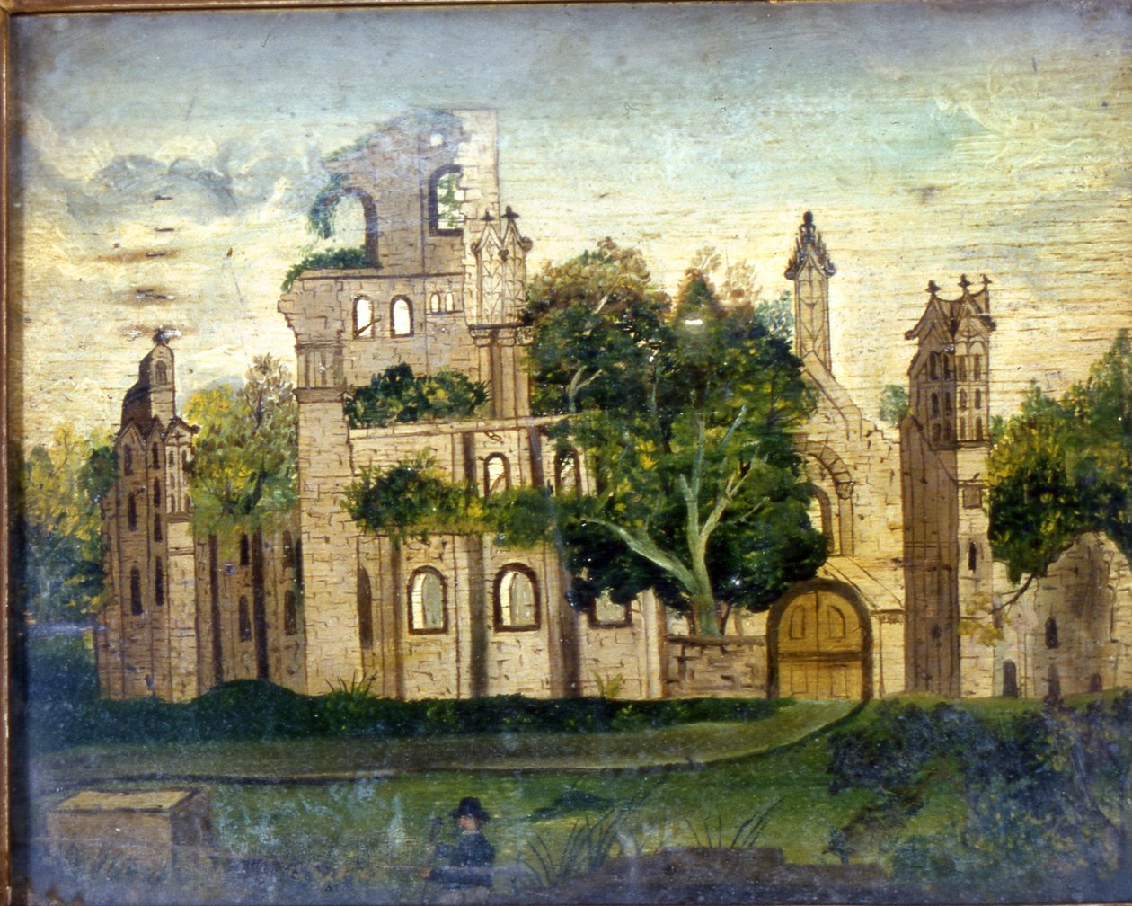 Kirkstall Abbey door English School