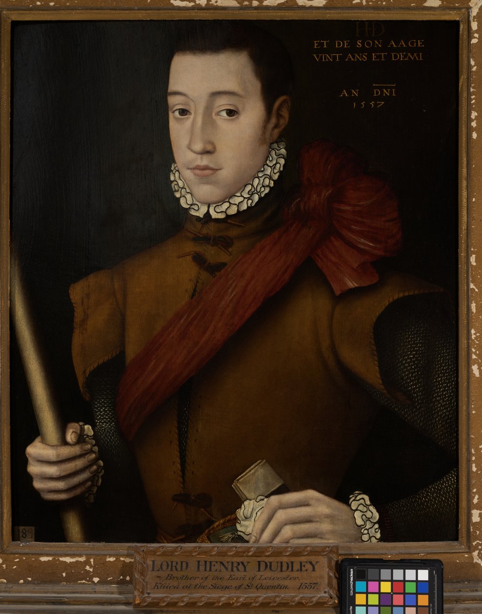 Lord Henry Dudley (1531-1557) door English School