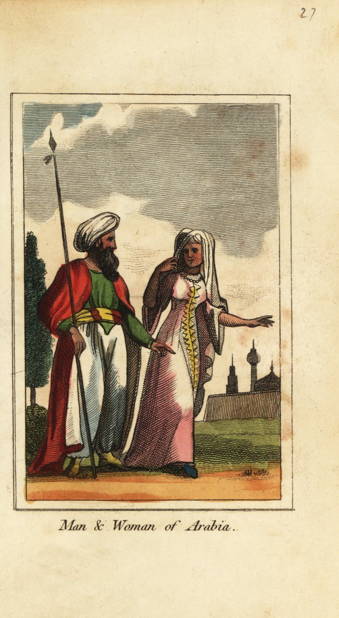 Man en vrouw uit Arabië door English School