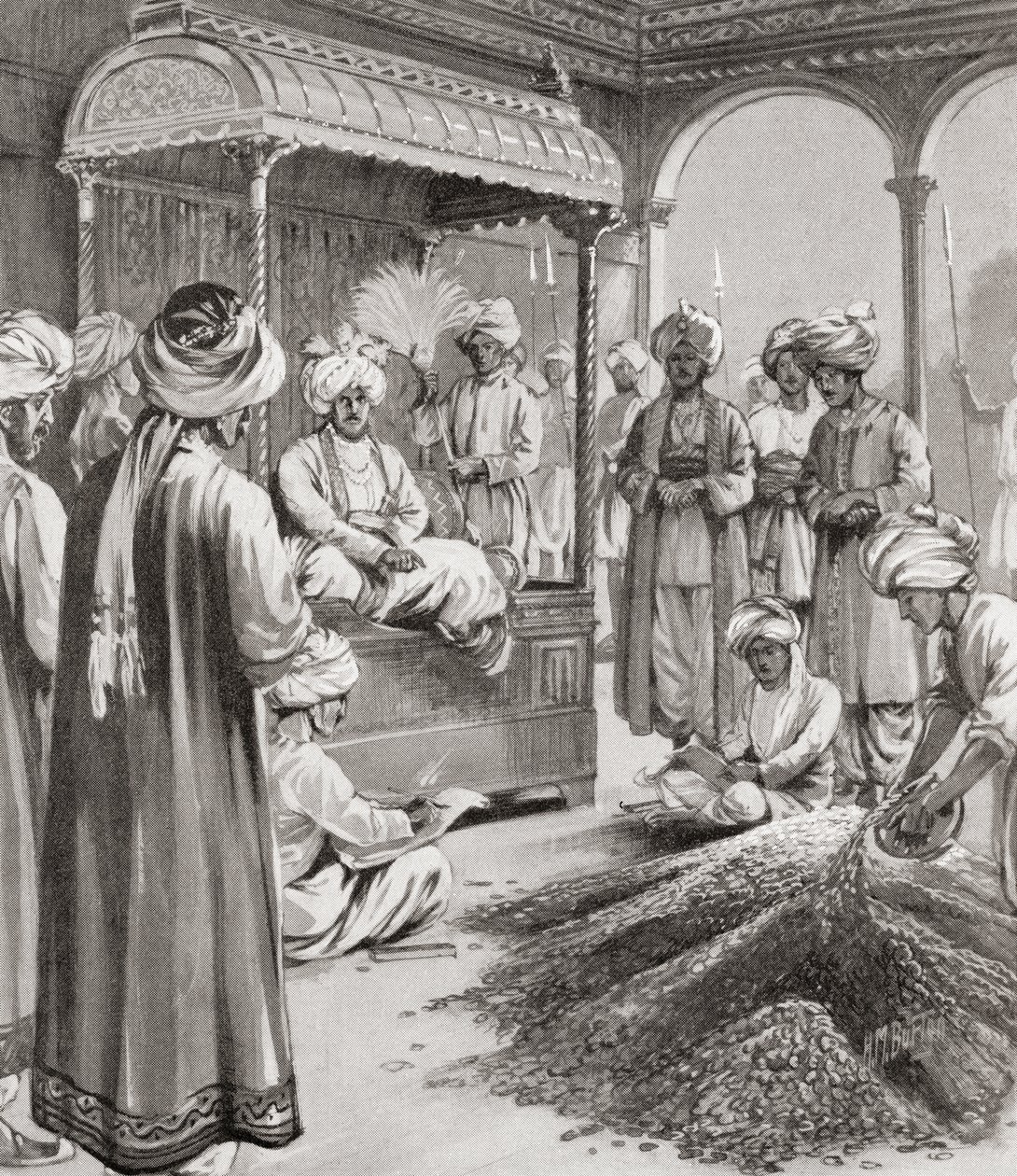 Muhammad bin Tughluq geeft token valuta uit door English School