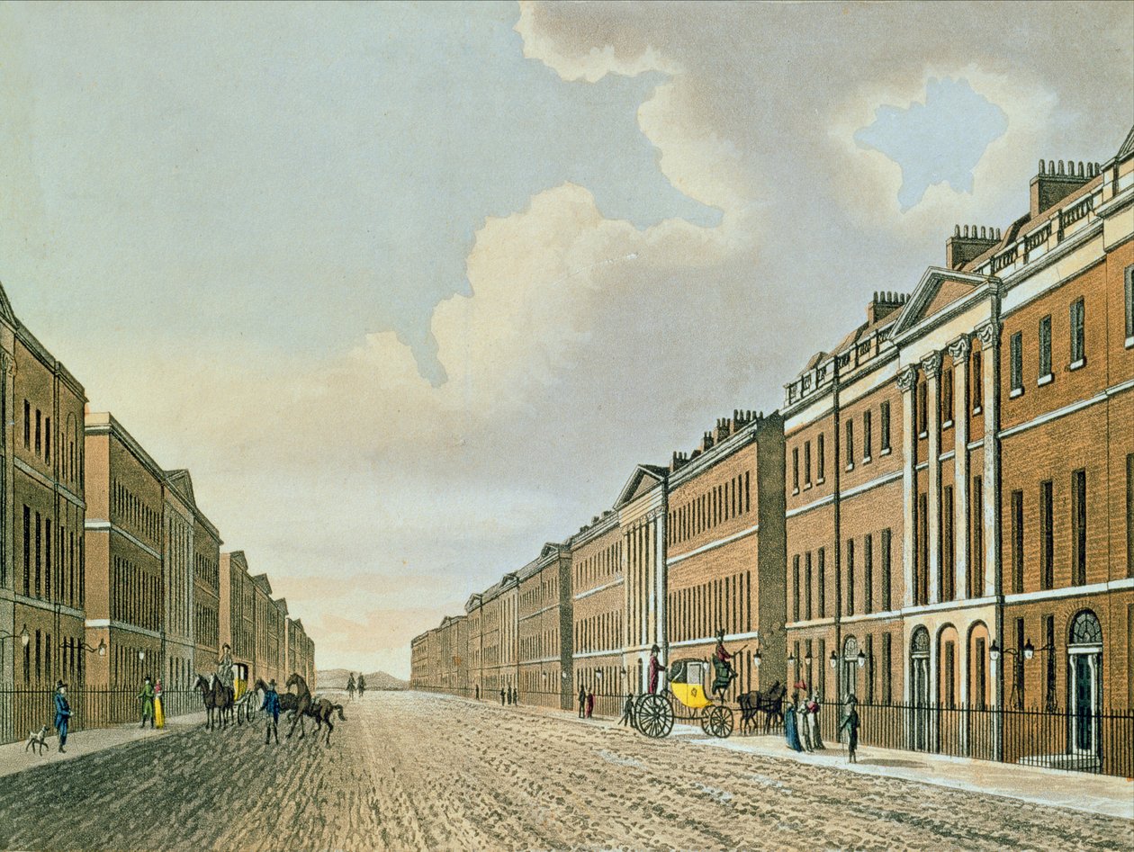 Portland Place, c.1812 door English School
