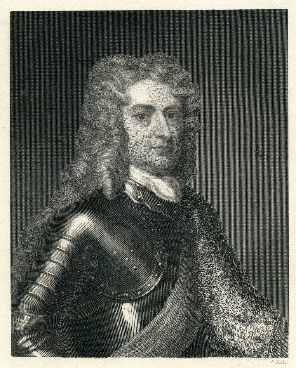 Portret van John Churchill door English School