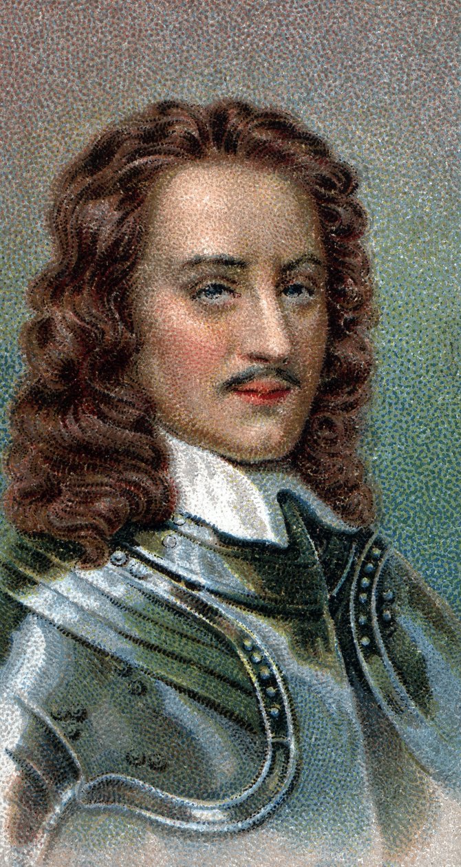 Portret van John Hampden door English School