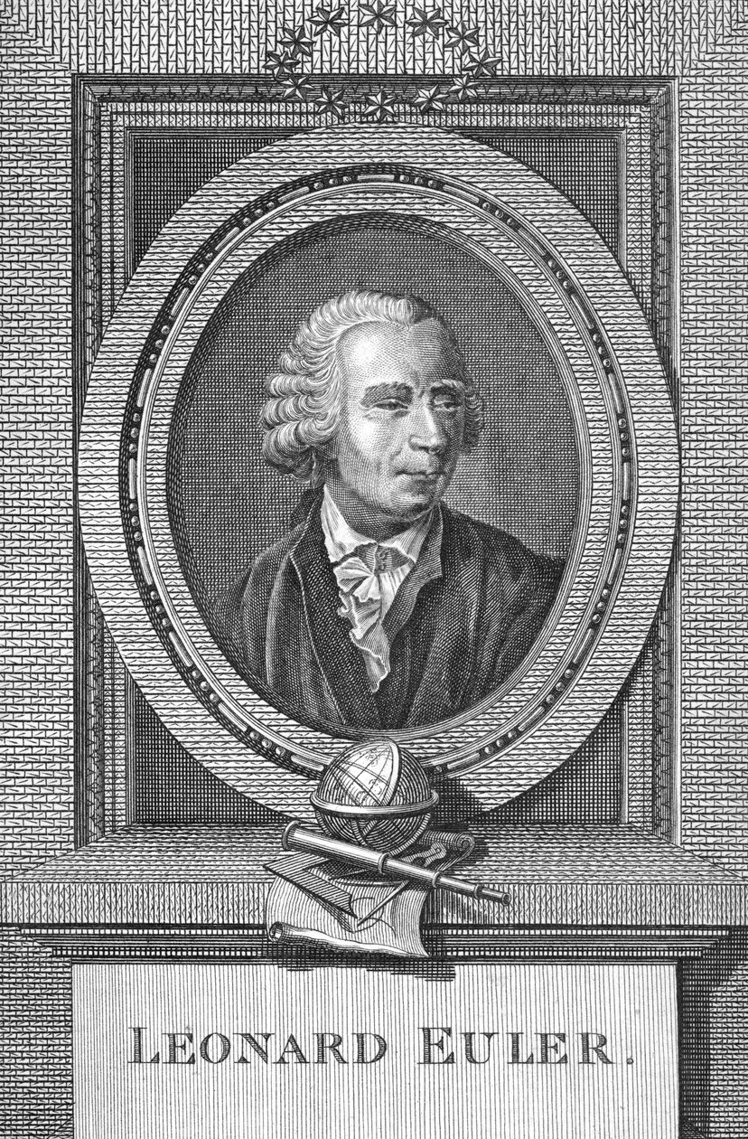 Portret van Leonard Euler (1707-83) door English School