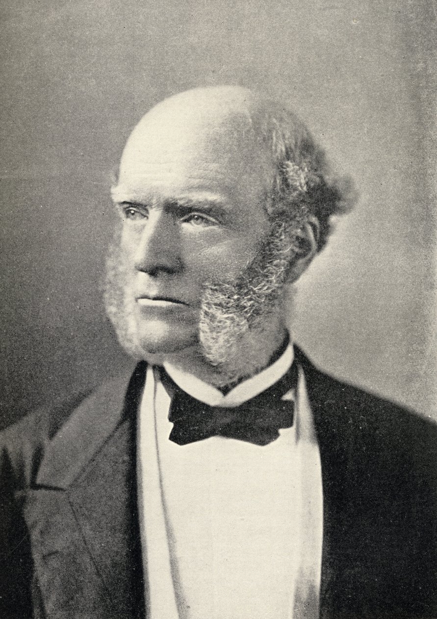 Portret van Thomas Hughes (1822-96) door English School