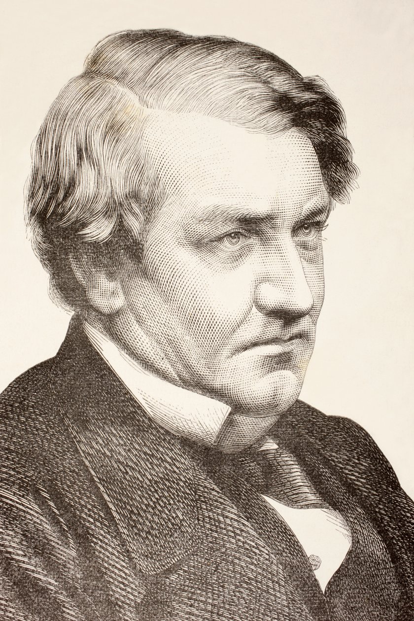 Richard Bourke (litho) door English School