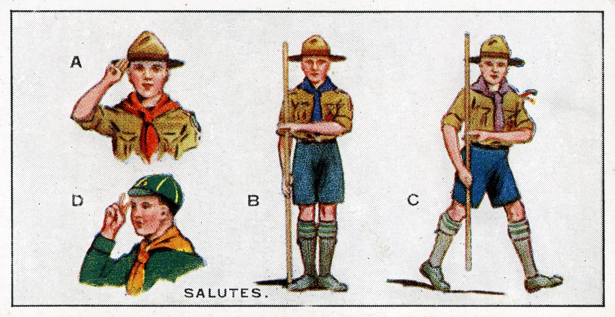 Scoutgroeten, 1929 door English School