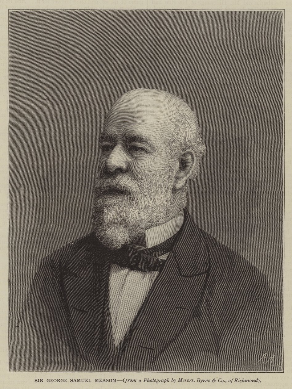 Sir George Samuel Measom (gravure) door English School