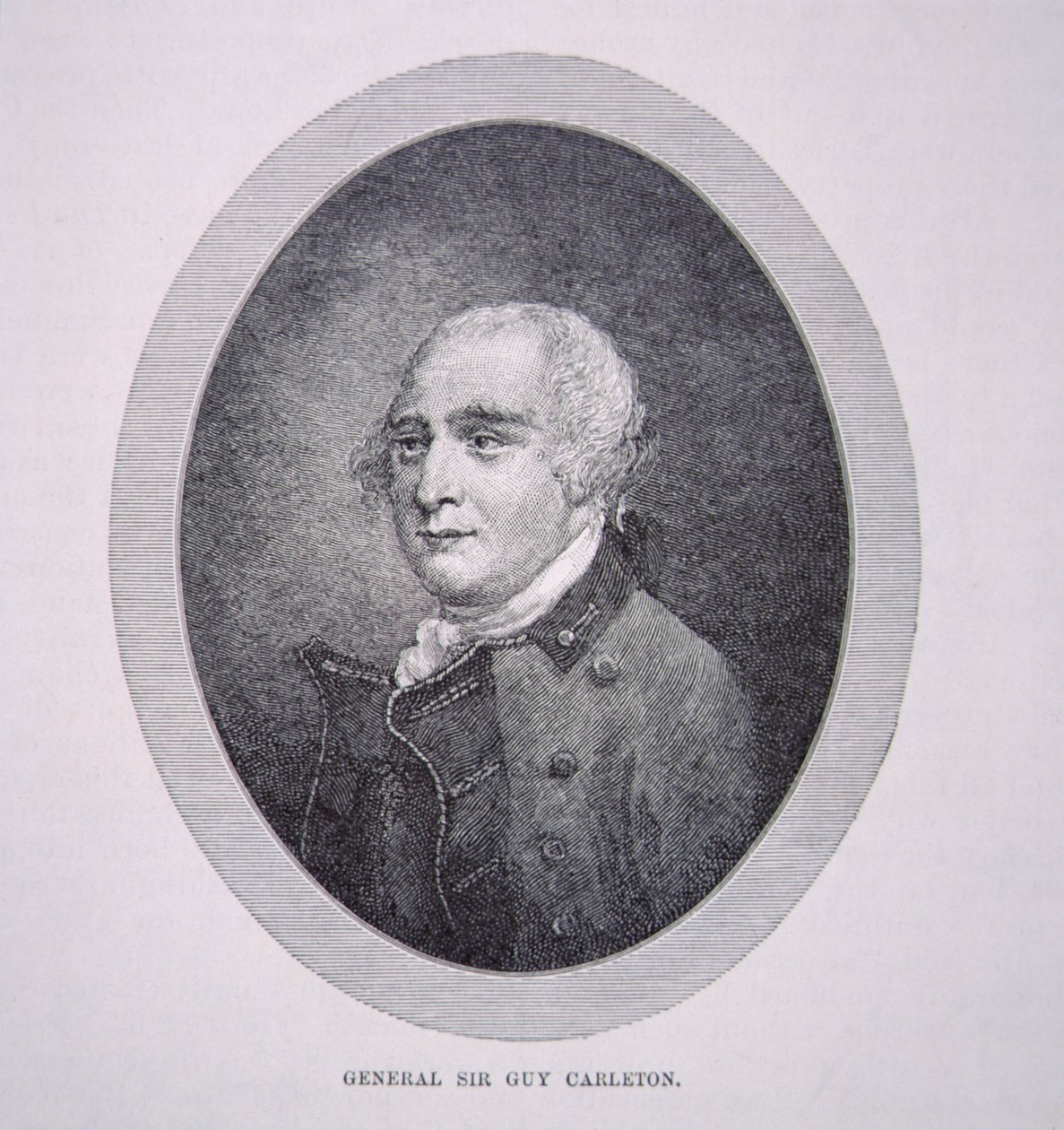 Sir Guy Carleton (litho) door English School