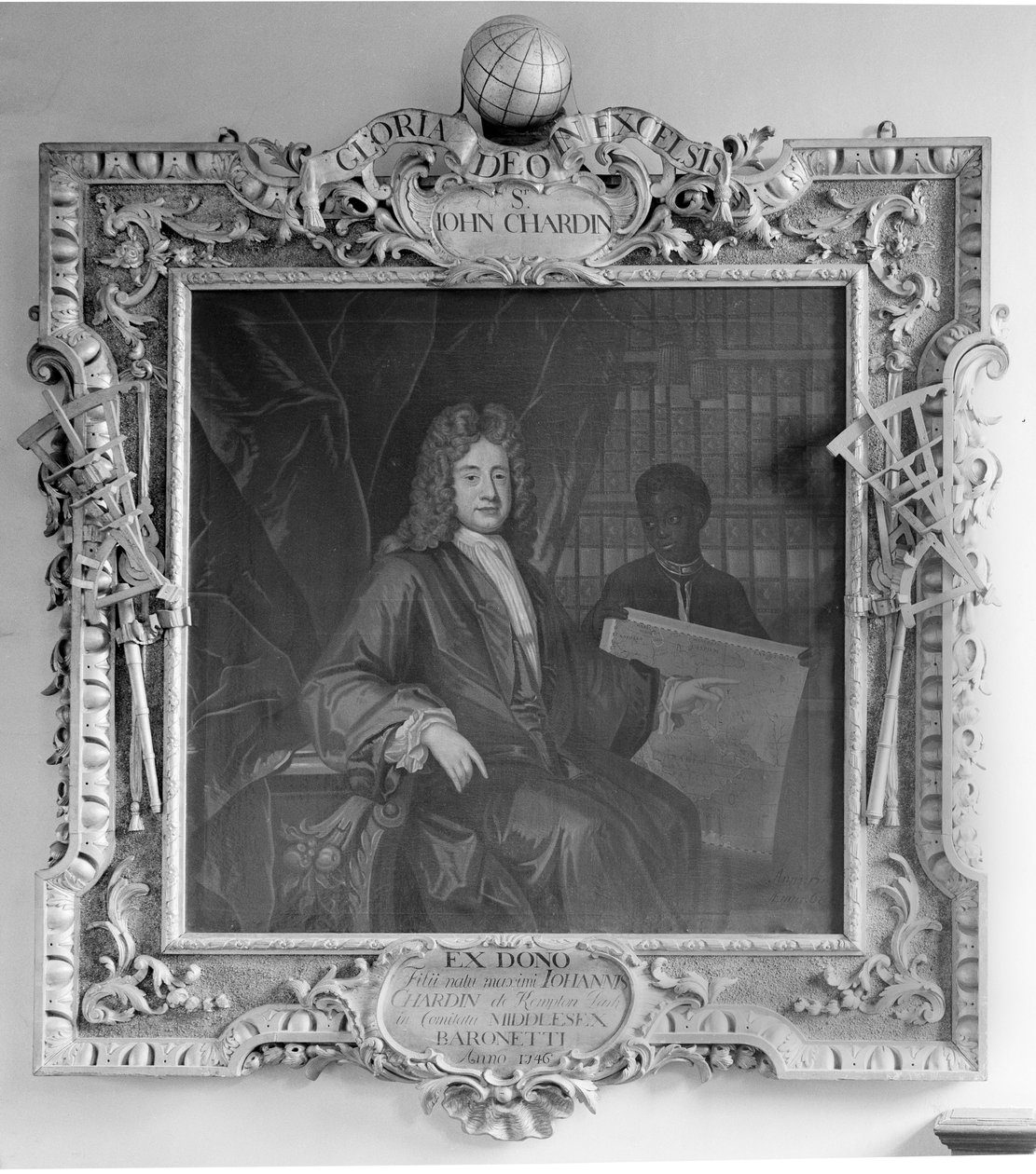 Sir John Chardin door English School