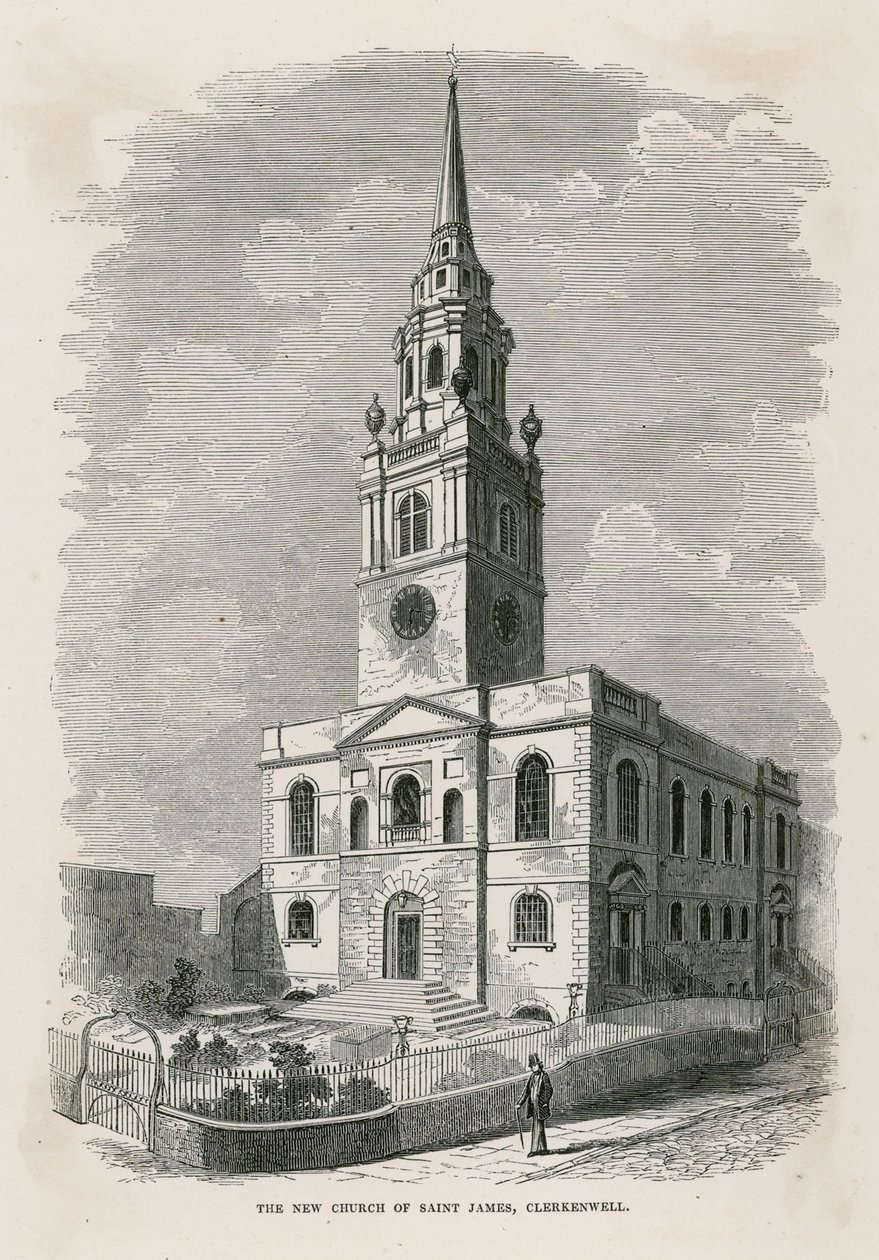 St Jamess Kerk, Clerkenwell door English School