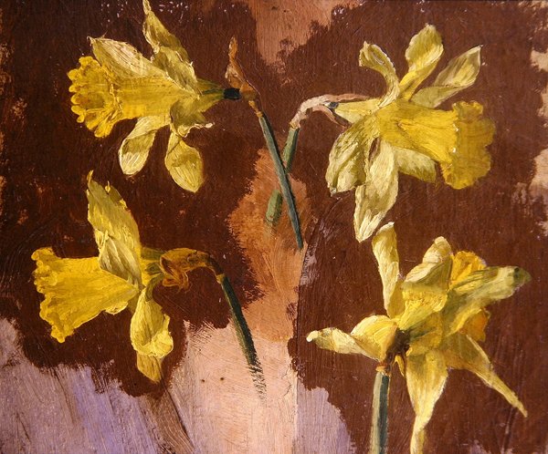 Studie van narcissen, ca. 1830 door English School