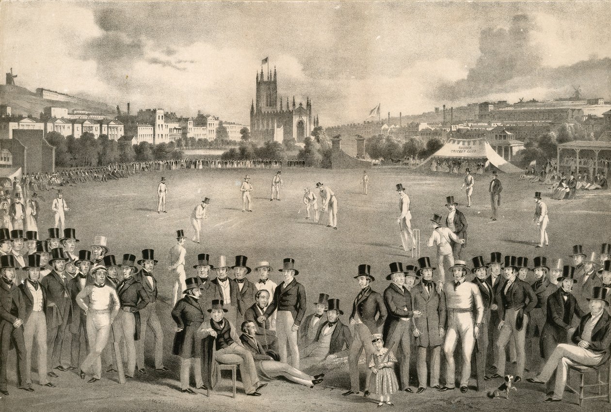 Sussex cricketclub vs Kent, 1849, Brighton door English School