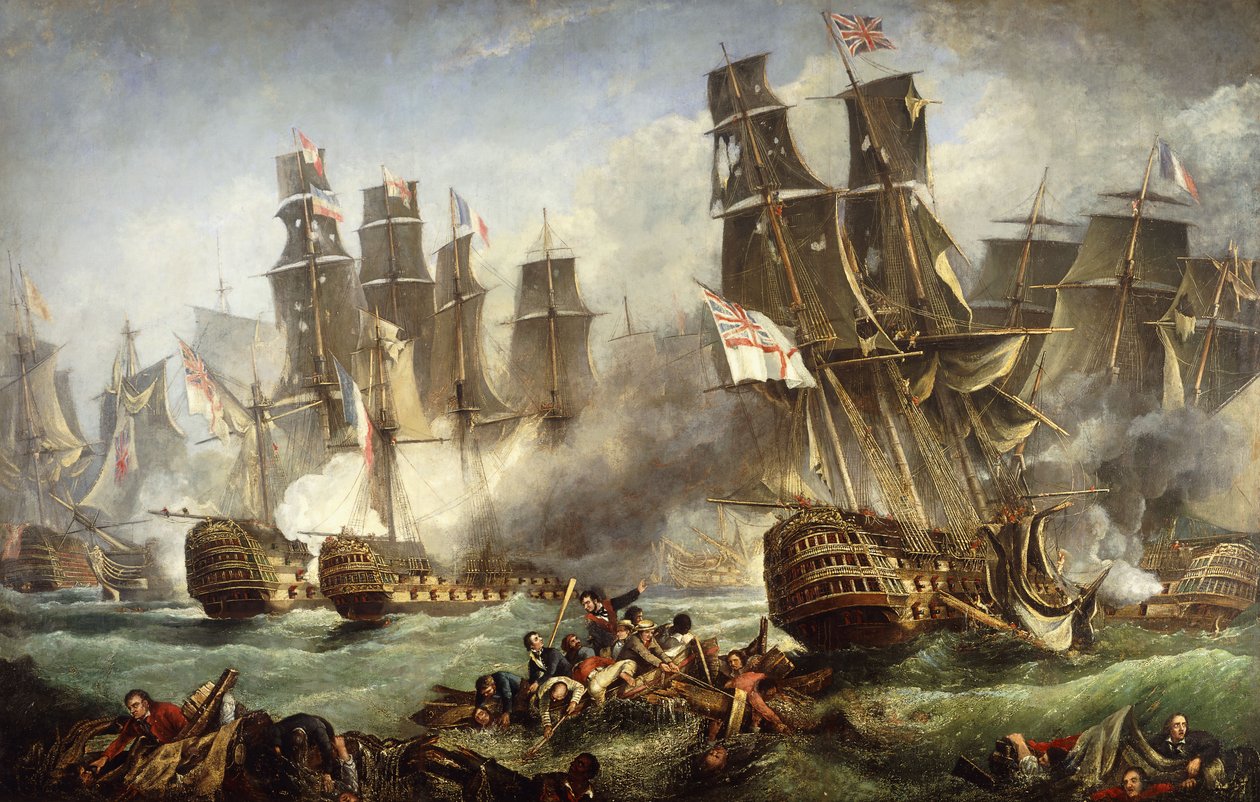 De Slag bij Trafalgar door English School