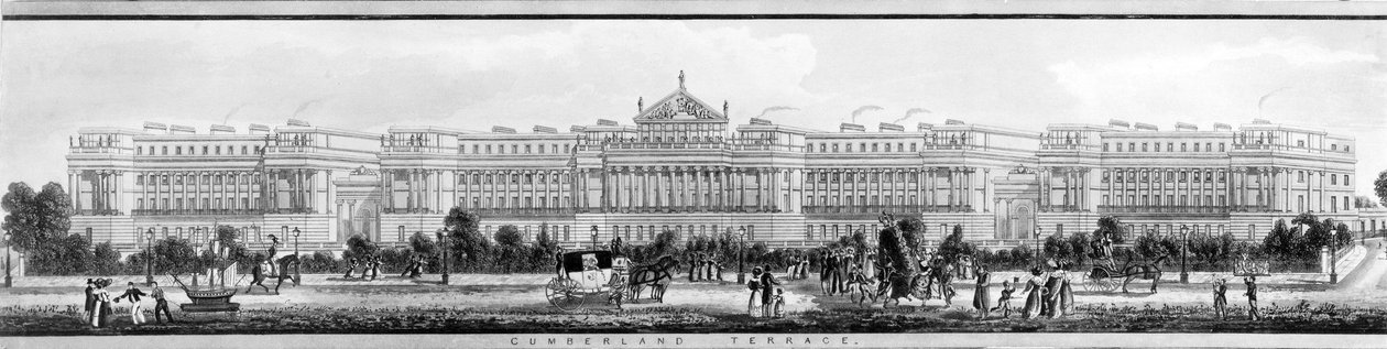 The Cumberland Terrace, 1831 door English School