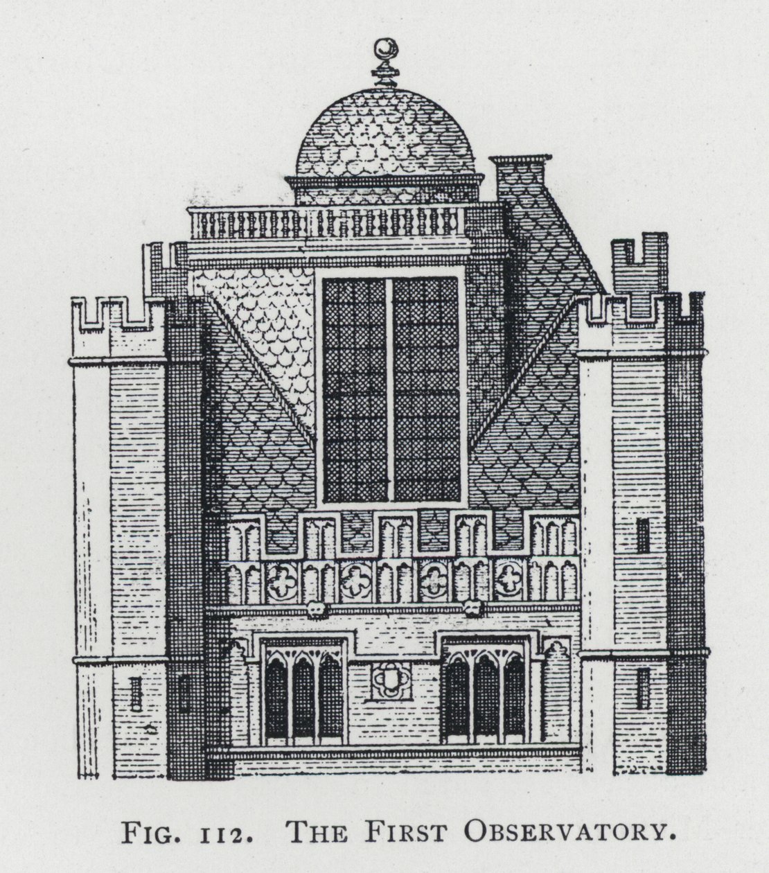 Het eerste observatorium door English School