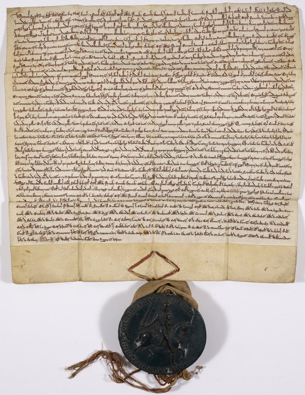 Het Boscharter van 1225 door English School