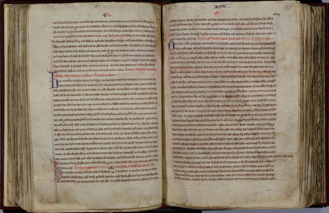 Het testament van Wulgyth, Angelsaksisch testament (document) door English School