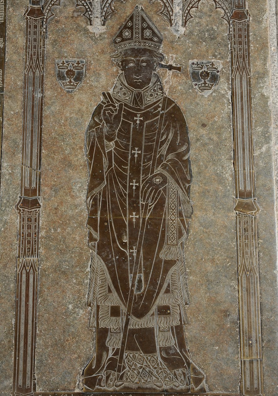 Warden Thomas Cranley (brons) door English School
