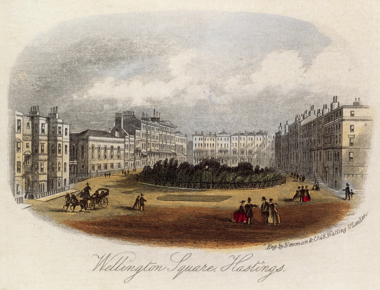 Wellington Square in Hastings door English School