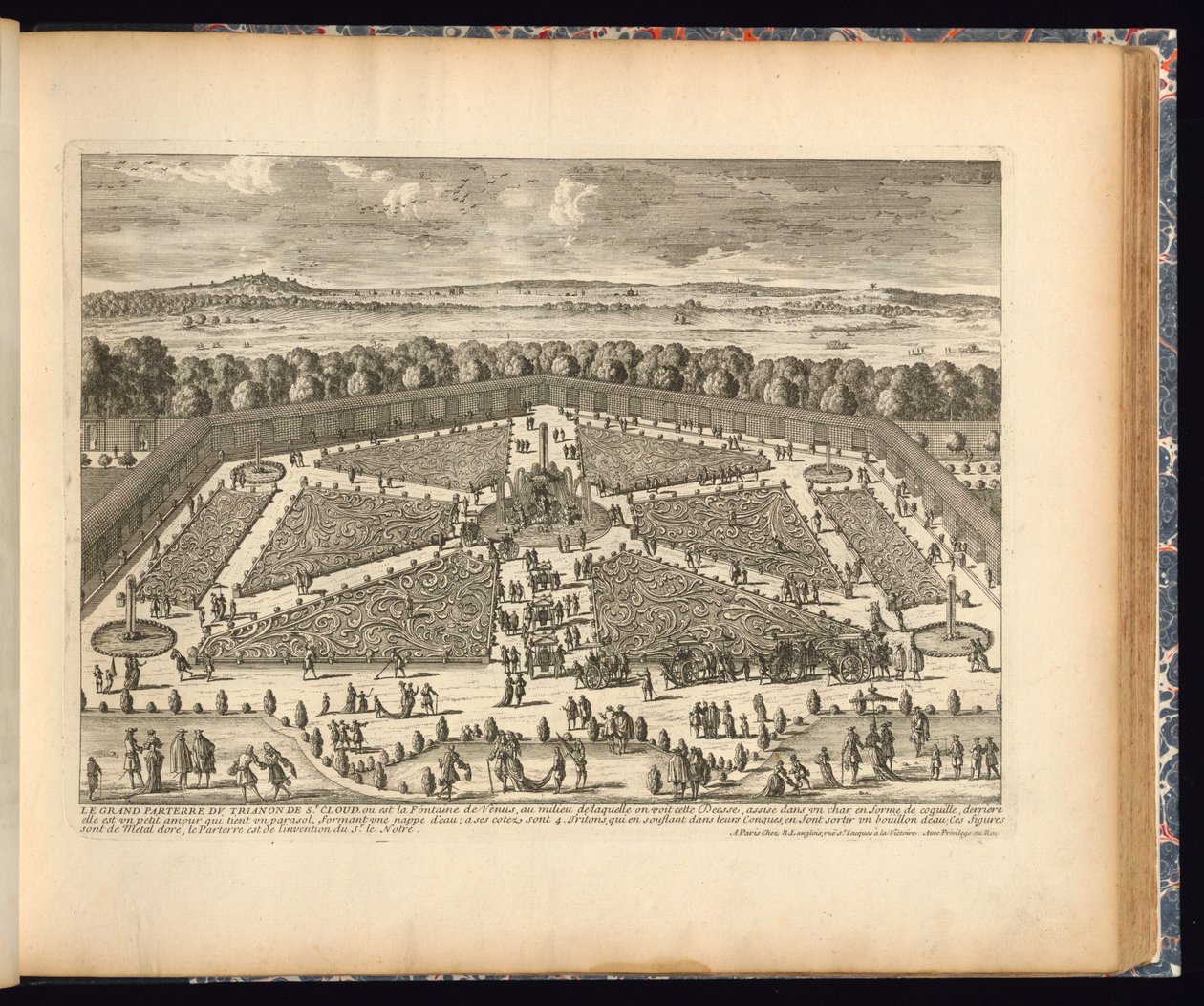 Prent (Frankrijk), ca. 1660 door Engraved by Gabriel Perelle