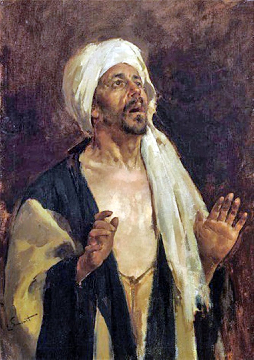 Gebed tot Allah door Enrique Simonet