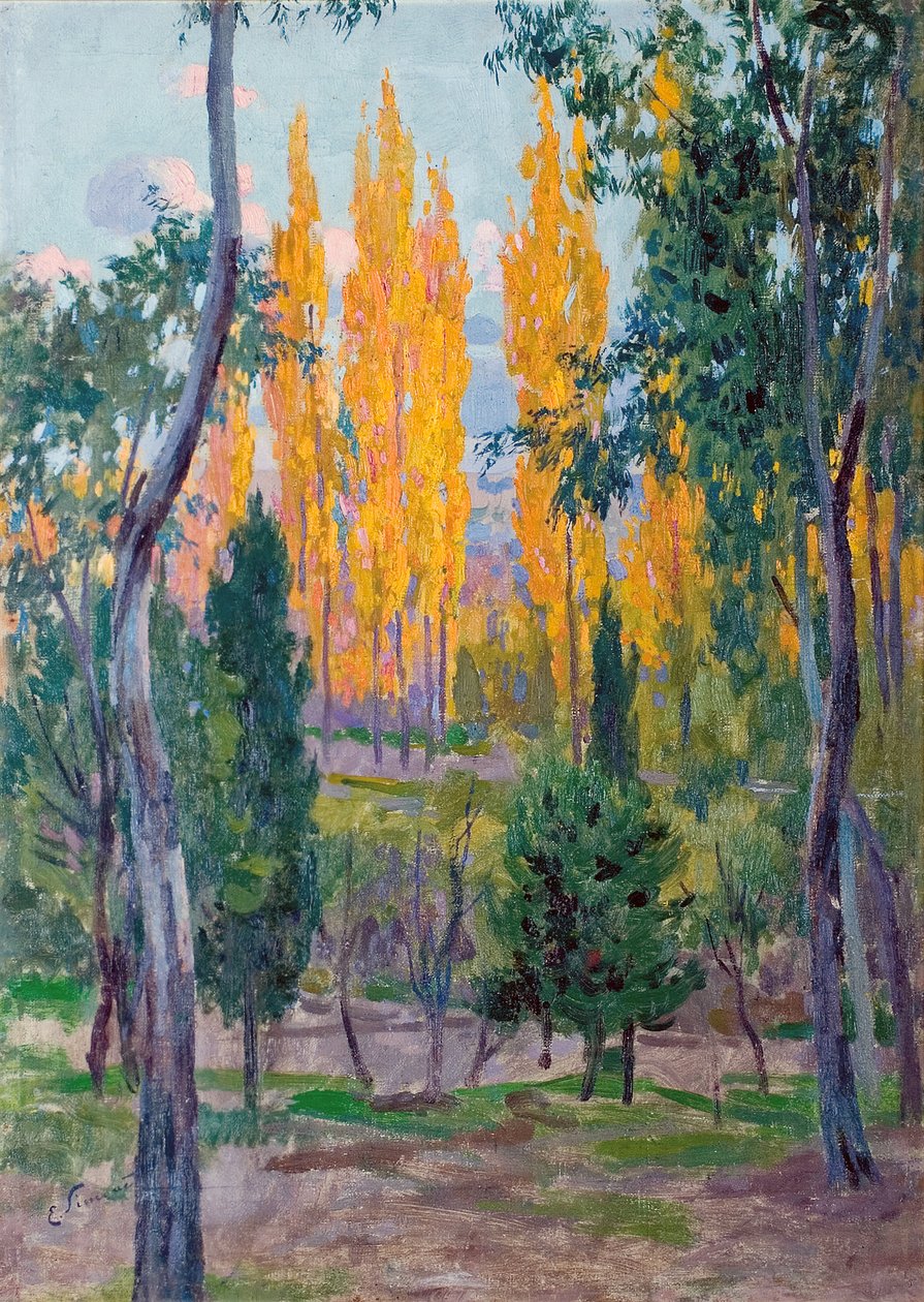 Herfst in de Dehesa door Enrique Simonet
