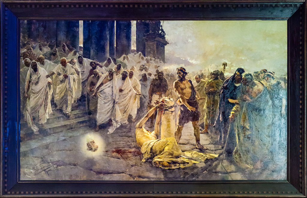 De Onthoofding van Sint Paulus door Enrique Simonet