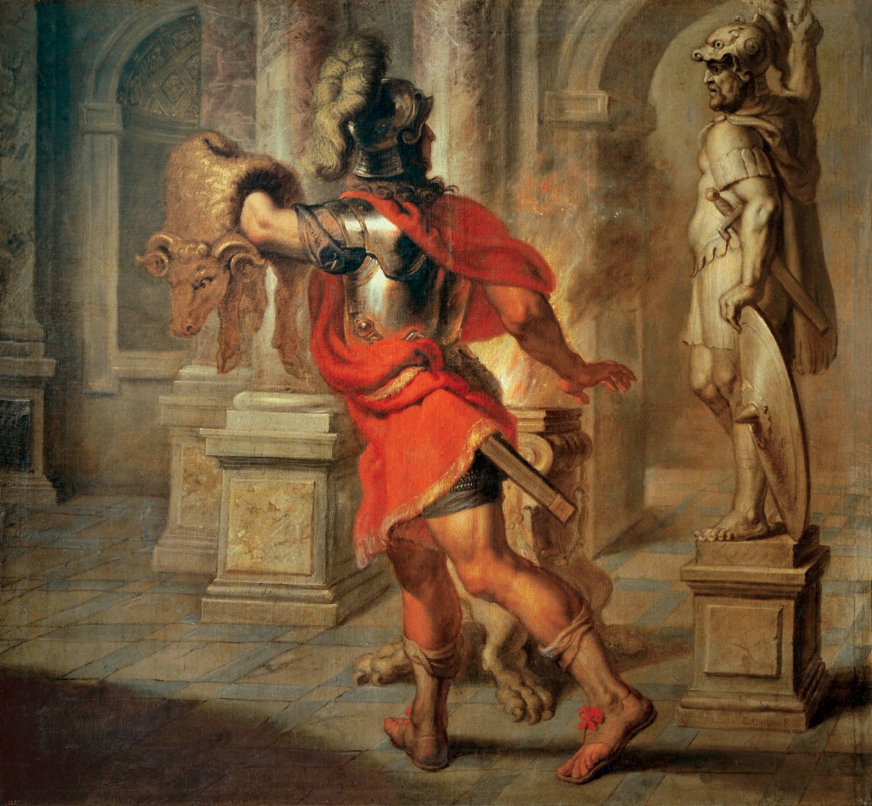 Jason en het Gulden Vlies door Erasmus Quellinus