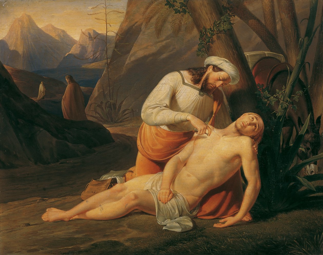 De Barmhartige Samaritaan door Erasmus von Engert