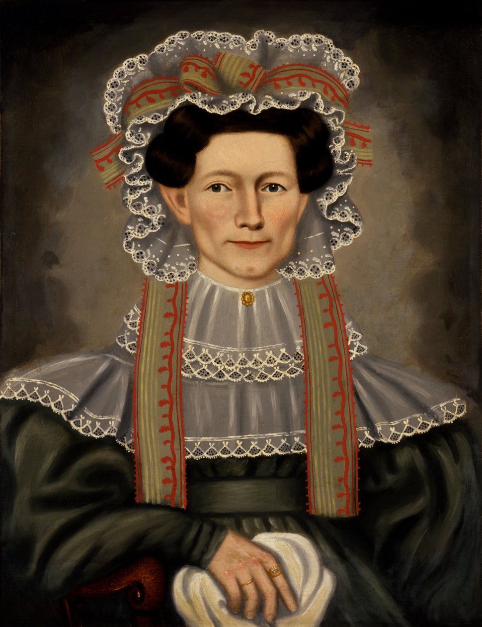 Dame van Squire Williams Huis door Erastus Salisbury Field