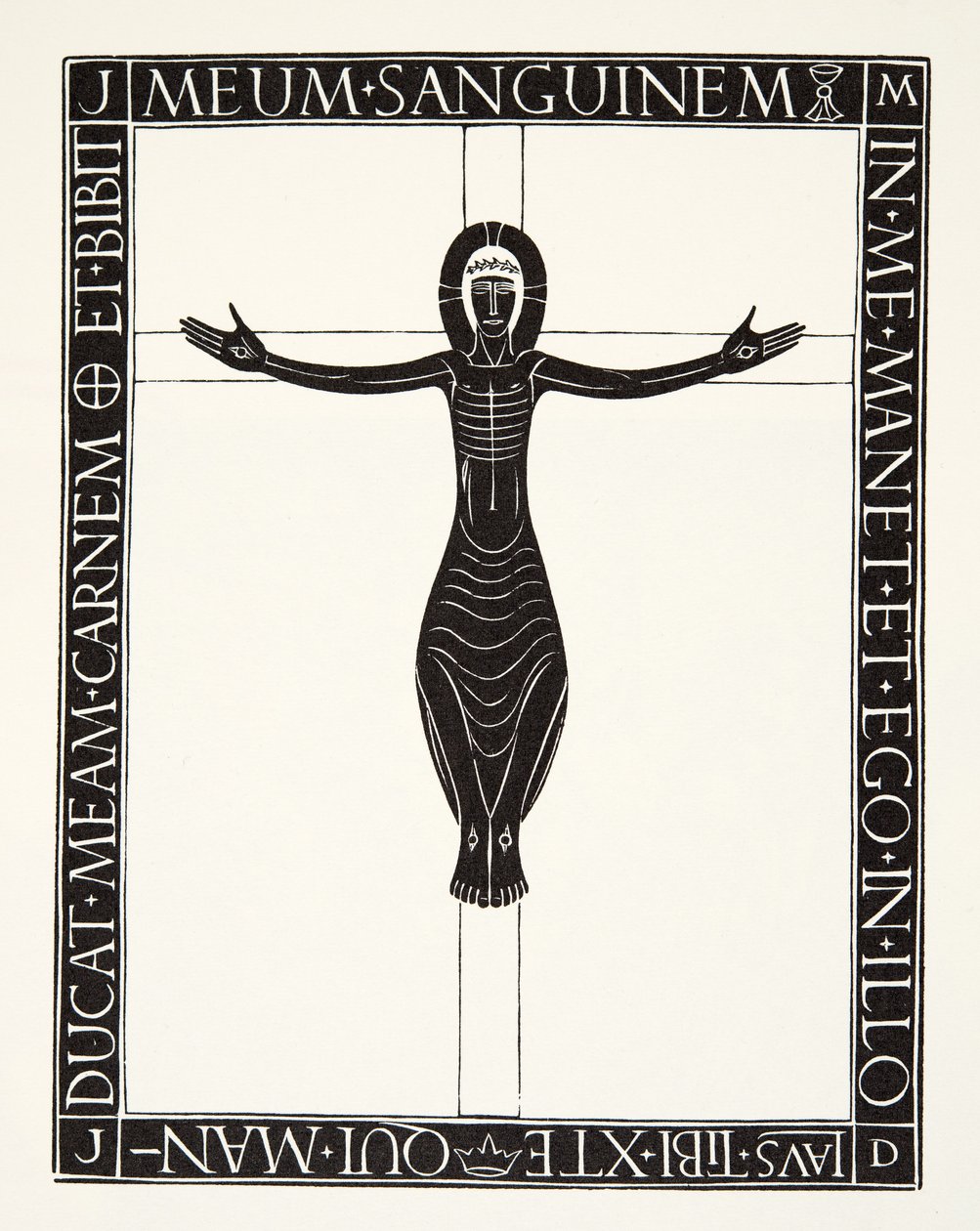 Kruisbeeld door Eric Gill