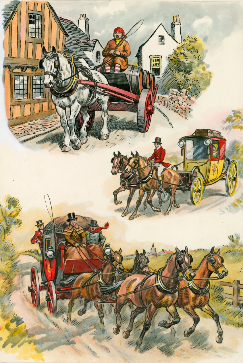 Paarden door Eric Parker