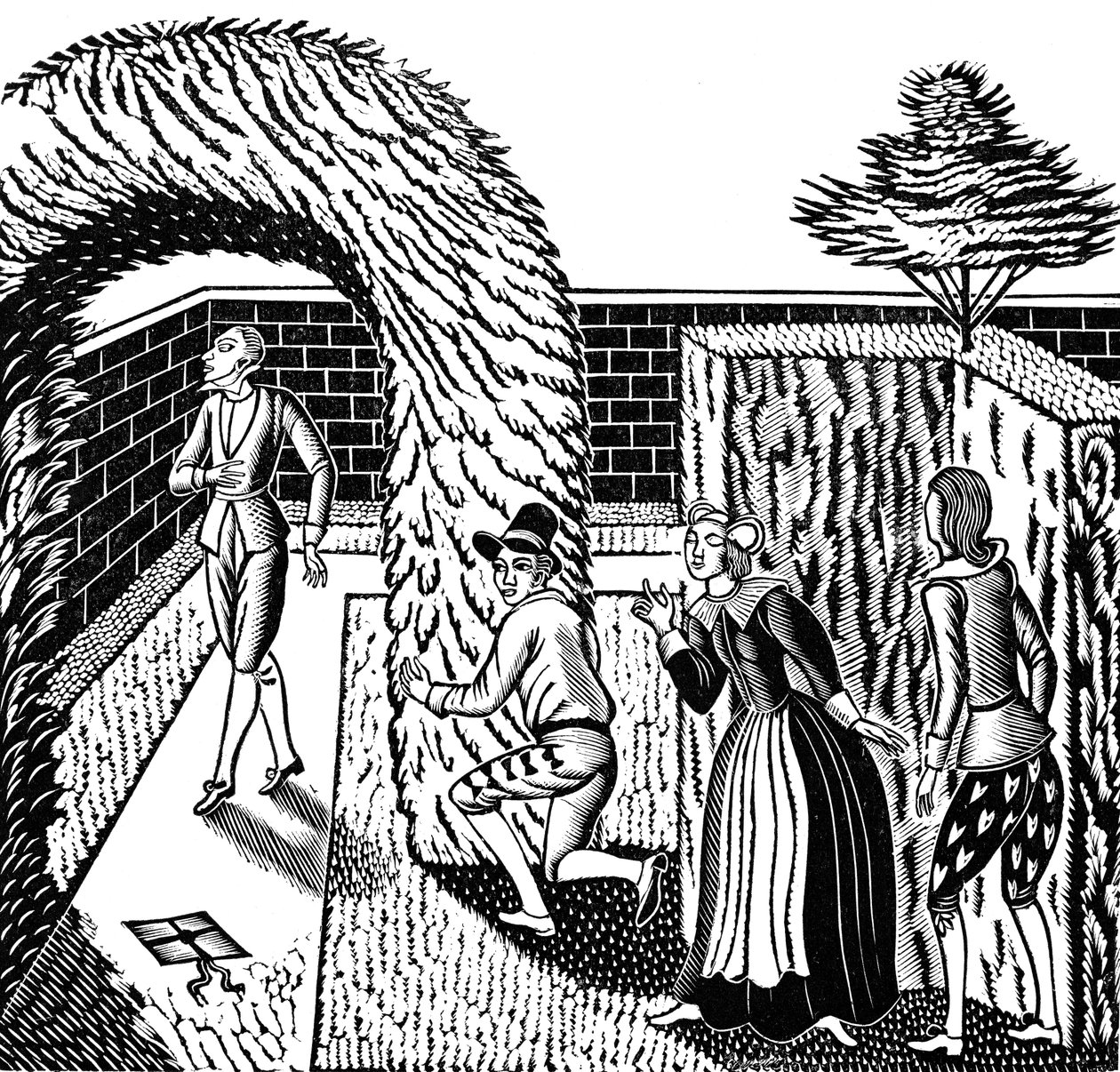 Driekoningenavond door William Shakespeare door Eric Ravilious