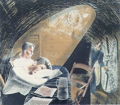 Officierskamer 1 door Eric Ravilious
