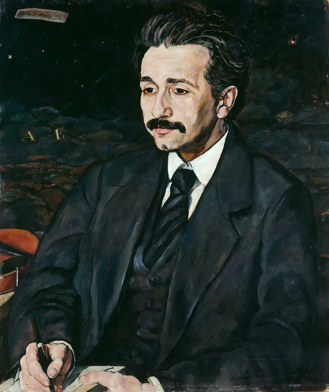 Portret van Albert Einstein door Erich Büttner