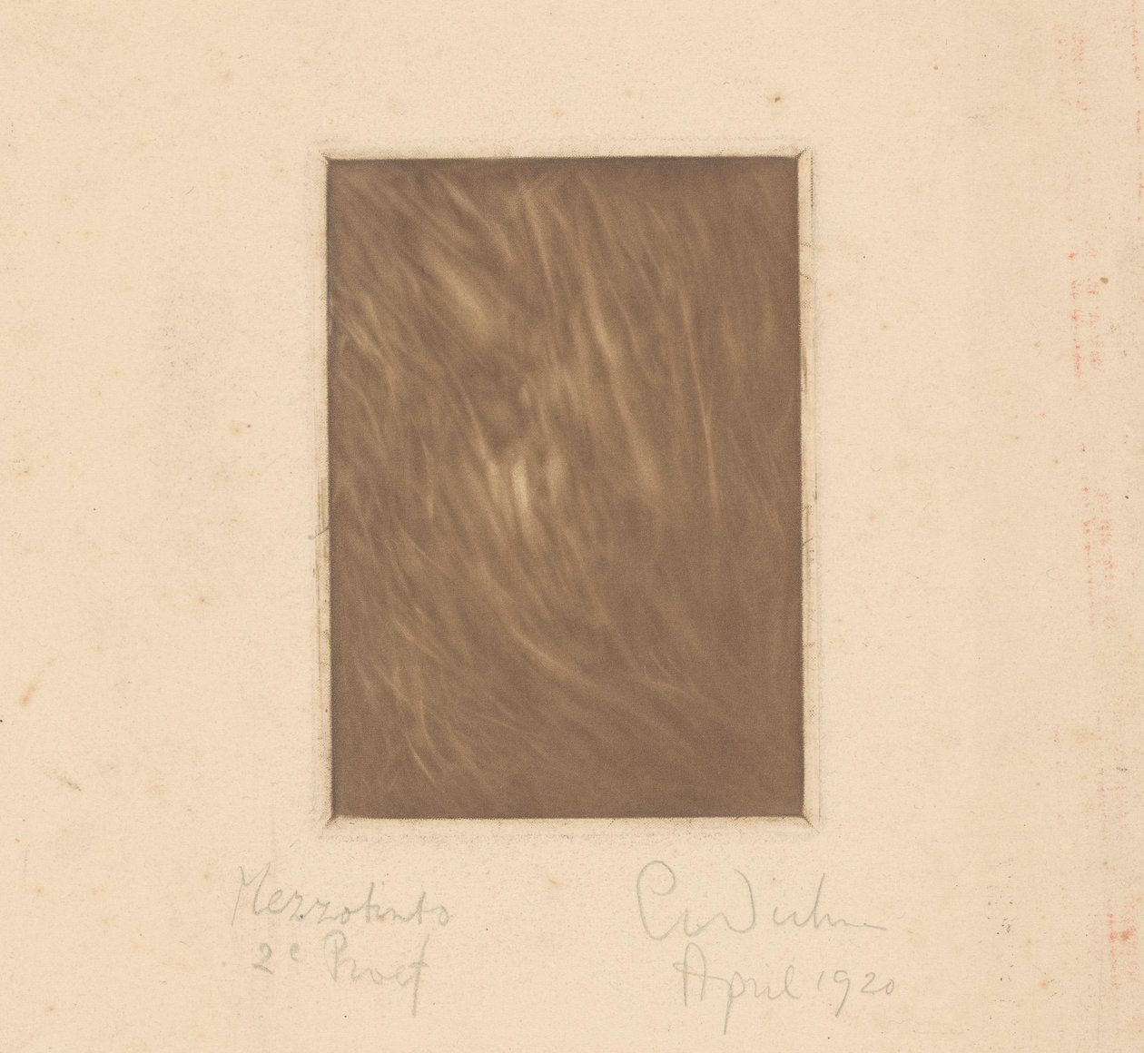 Abstracte compositie door Erich Wichmann (signed by artist)