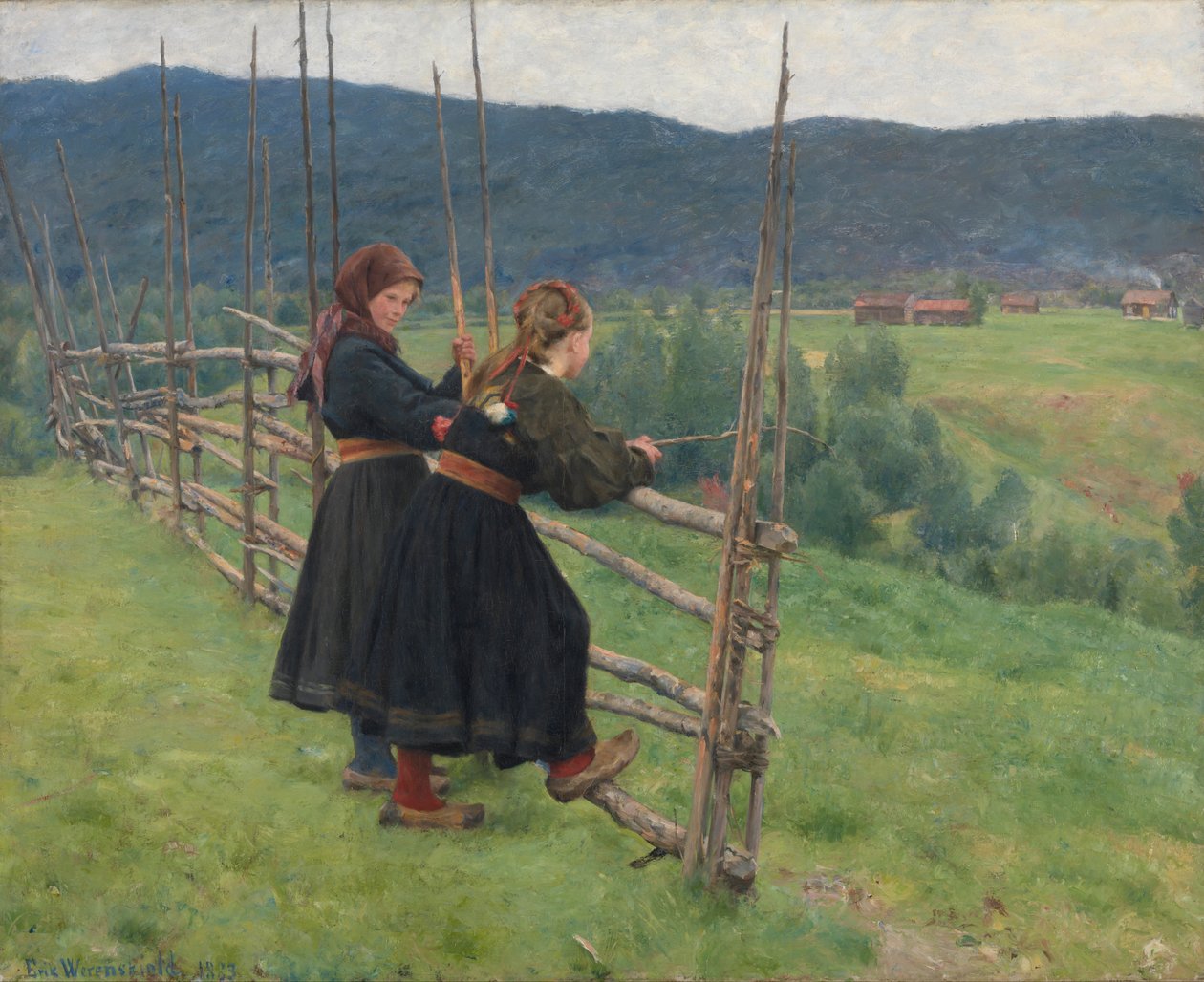 September door Erik Theodor Werenskiold