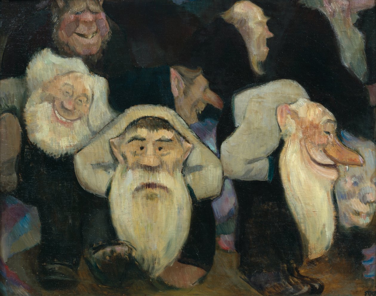 Kabouters en goblins door Erik Theodor Werenskiold