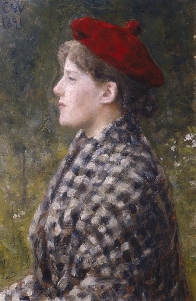 Sofie Werenskiold door Erik Theodor Werenskiold