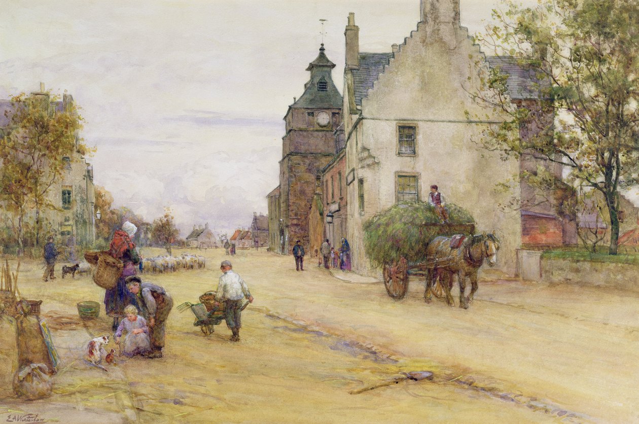 Crail, Fife door Ernest Albert Waterlow