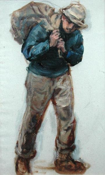 Newlyn Visser door Ernest Albert Waterlow