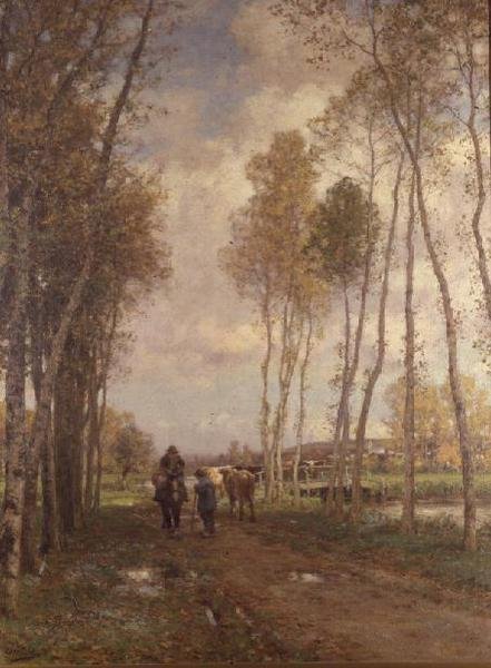 Vallei van de Somme door Ernest Albert Waterlow