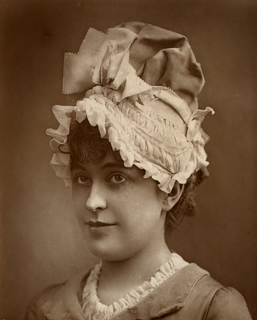Geraldine Ulmar, Amerikaanse zangeres en actrice, 1887 door Ernest Barraud