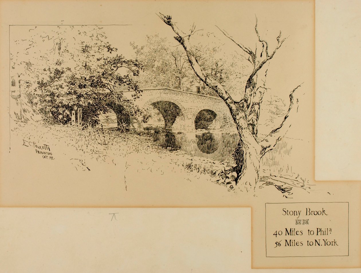 Beekbrug door Ernest C. Peixotto