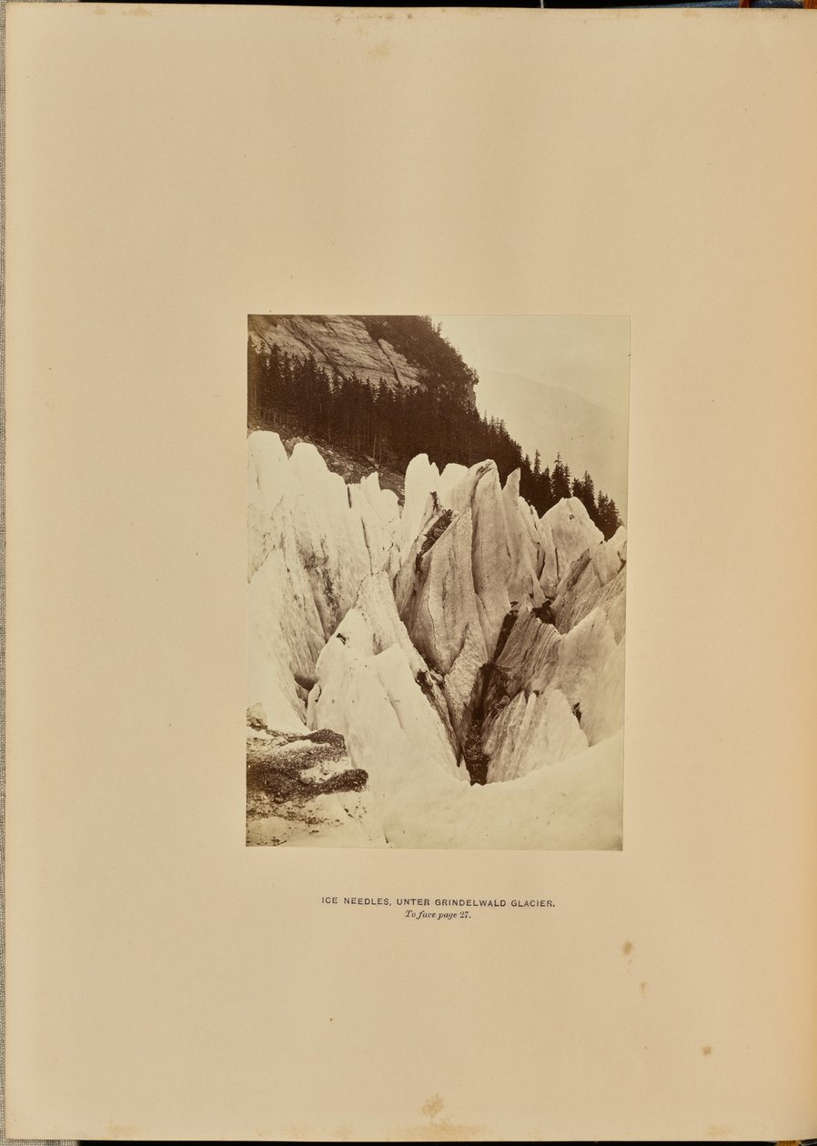 IJsnaalden - Onder de gletsjer van Grindelwald door Ernest H. Edwards