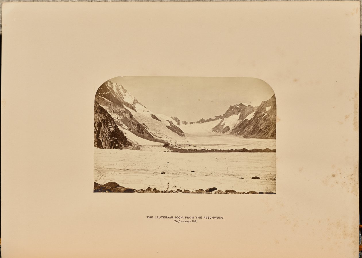 Het Lauteraar Joch van de downswing door Ernest H. Edwards